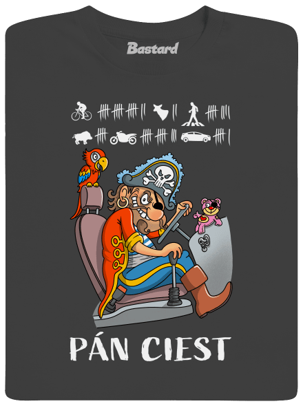 Pán ciest pánske dlhý rukáv Dark Grey