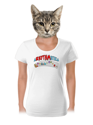 Arhythmetika dámske tričko White
