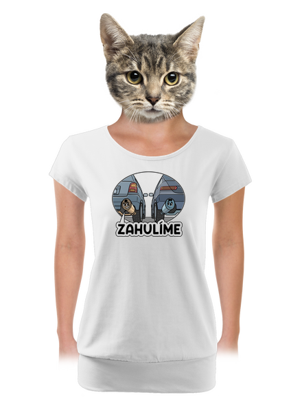 Zahulíme dámske tričko s lemom White