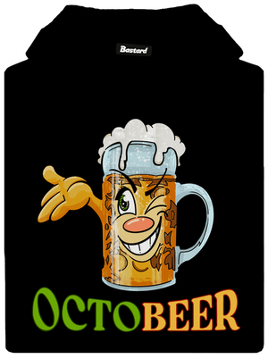 Octobeer pánska mikina klokanka Black