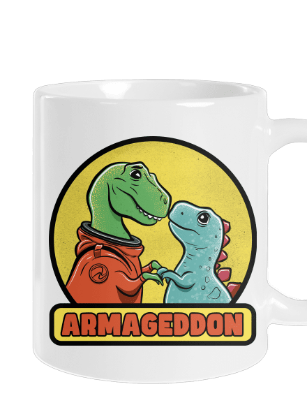 Armageddon klasický hrnček White