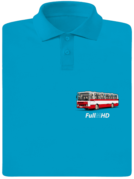 Full MHD pánska polokošeľa Blue Atol