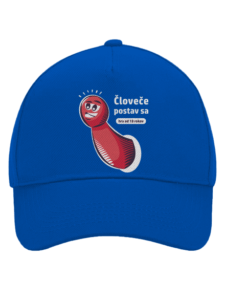 Človeče postav sa šiltovka baseballka Bright Royal