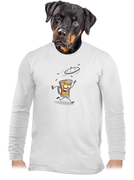Čiapka pánske dlhý rukáv White