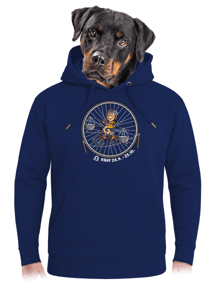 Cyklistický horoskop: Váhy unisex mikina premium Navy