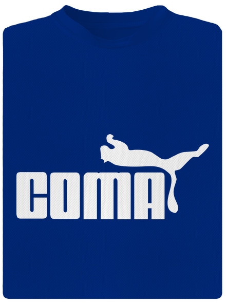 Coma pánske športové tričko Royal Blue Mal