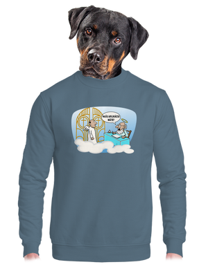 unisex mikina bez kapucne