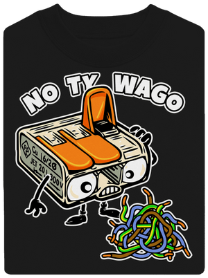 Wago svorka unisex mikina bez kapucne Black