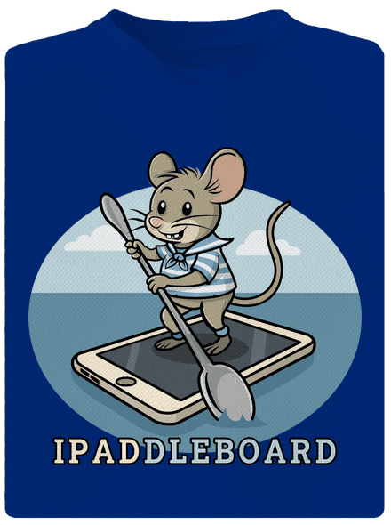 Ipaddleboard pánske športové tričko Royal Blue Mal