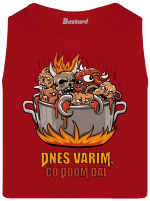 Čo Doom dal pánske tielko Red