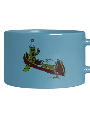 Rumáci hrnček makronka Blue Macaron