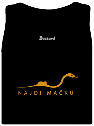 Nájdi mačku dámske tielko klasické Black