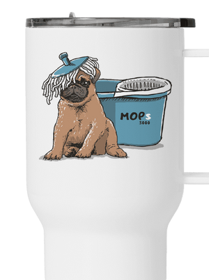 Mops termohrnček White