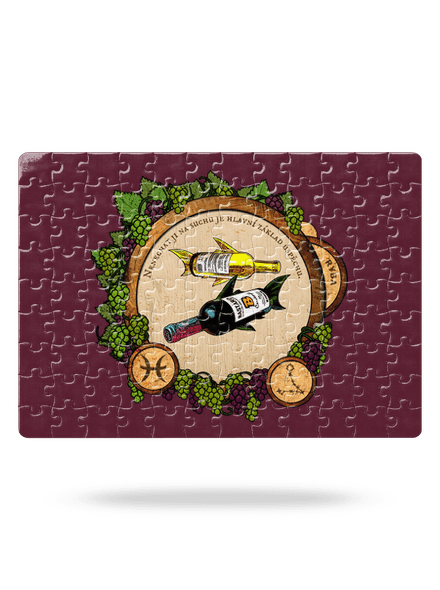Vínny horoskop: Ryba puzzle White