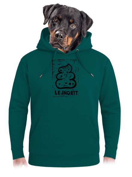 Lejnoryt unisex mikina premium Emerald Green