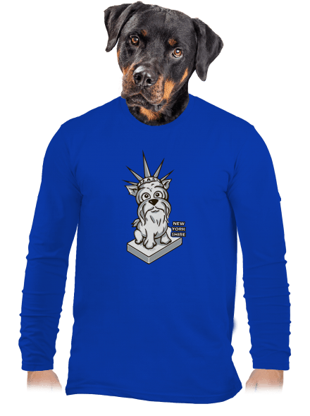 New Yorkshire pánske dlhý rukáv Royal Blue