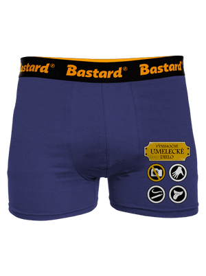 Umelecké dielo boxerky Blue Navy