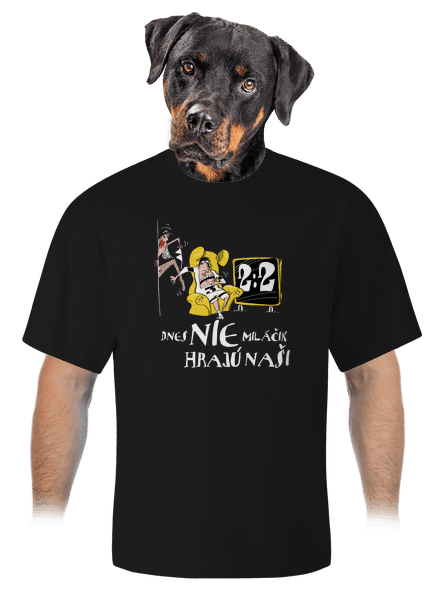 Hrajú naši unisex tričko oversized Black