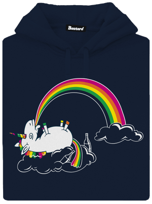 Tajomstvo dúhy pánska mikina klokanka Navy