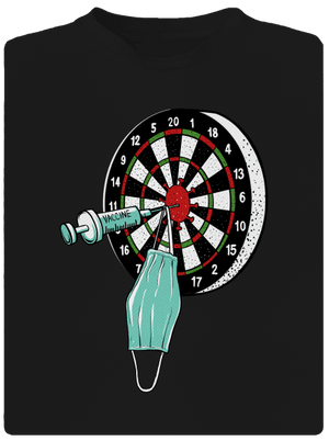 Zásah pánske športové tričko Black