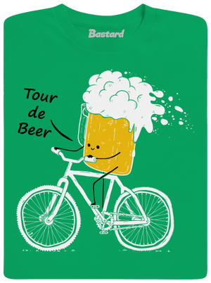 Tour de beer pánske tričko Kelly Green