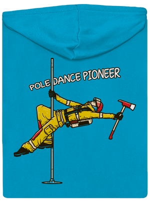 Pole Dance by Dežik dámska mikina na zips Blue Atol