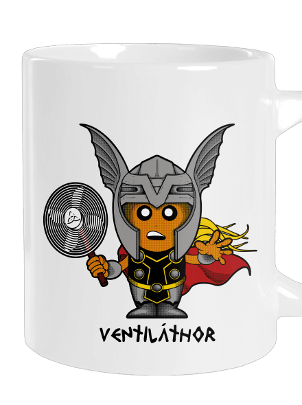 Ventiláthor veľký hrnček White