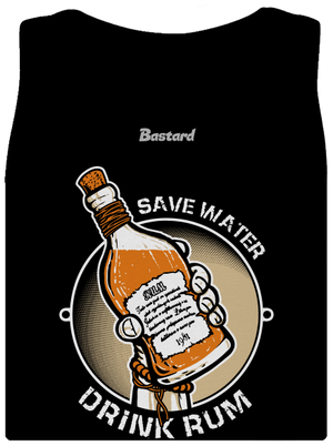 Save water dámske tielko klasické Black