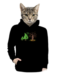 dámska mikina klokanka