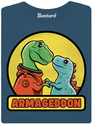 Armageddon dámske tričko prémium Petrol Blue