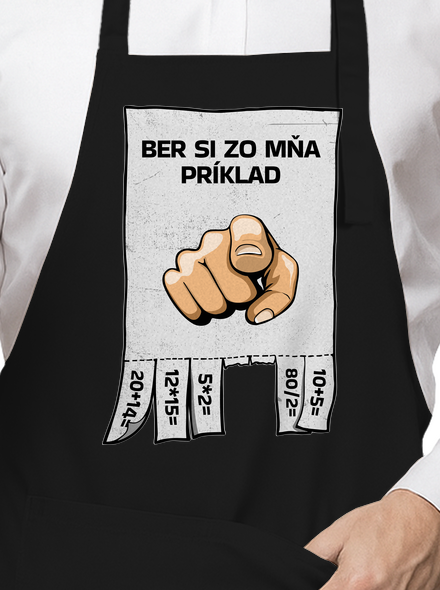 Ber si zo mňa príklad zástera Black