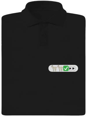 Emoji pánska polokošeľa Black