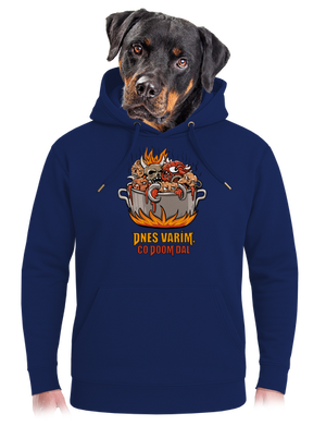 Čo Doom dal unisex mikina premium Navy