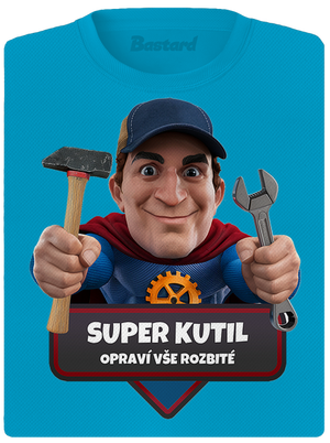 Super otec dámske športové tričko Blue Atol