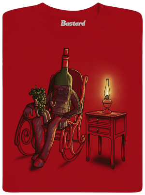 Dedo, rozprávaj pánske dlhý rukáv Red