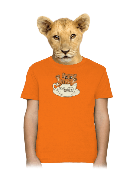 Kapučičíno detské tričko Orange