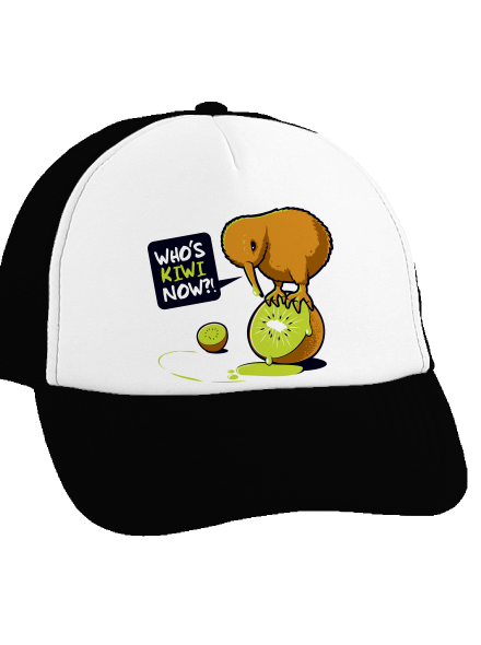 Kiwi šiltovka truckerka Black cap