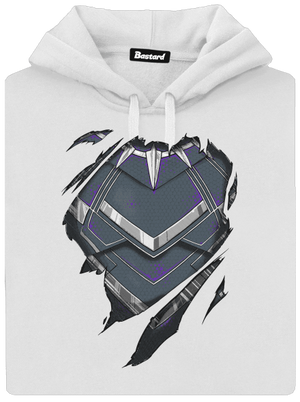 Panther inside dámska mikina klokanka White