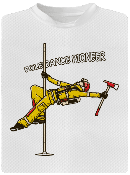 Pole Dance by Dežik detské športové tričko White