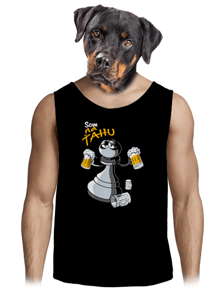 Na ťahu pánske tielko Black