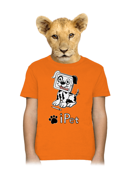 iPet detské tričko Orange