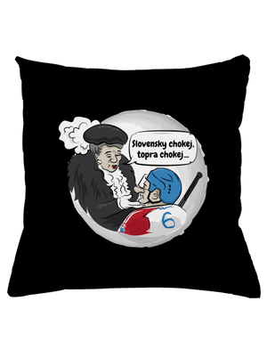 Slovenský hokej vankúš Black