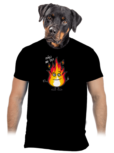 Páli mi to pánske tričko Black