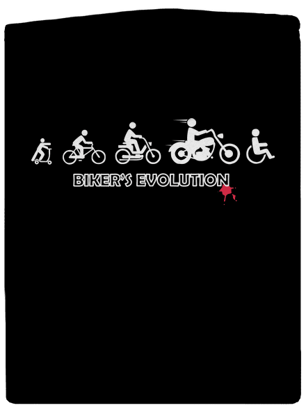 Biker’s Evolution dámska mikina na zips Black