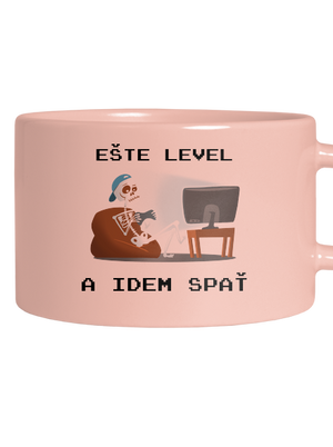 Ešte level hrnček makronka Pink Macaron