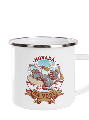 Hovädá na vode plecháčik White