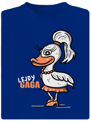 Lejdy Gaga pánske športové tričko Royal Blue Mal