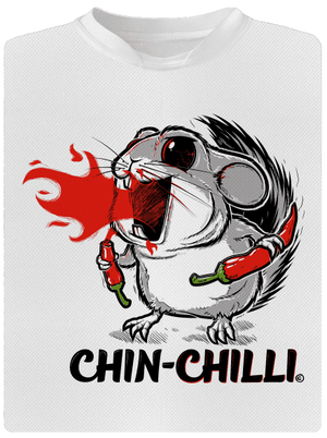 Chinchilli pánske športové tričko White