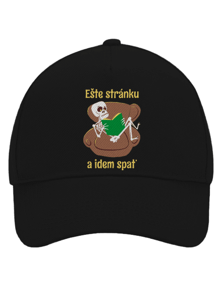 Ešte stránku šiltovka baseballka Black