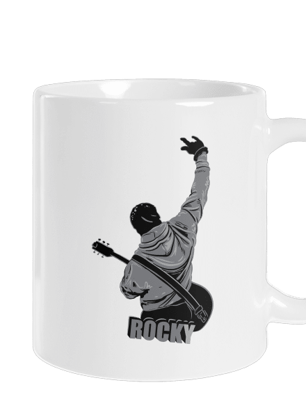 Rocky klasický hrnček White